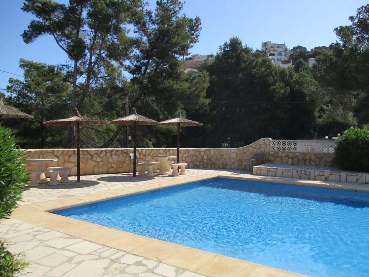 Strandnahe Wohnung Mit Meerblick Moraira Extérieur photo