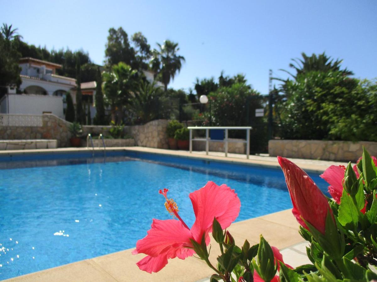 Strandnahe Wohnung Mit Meerblick Moraira Extérieur photo