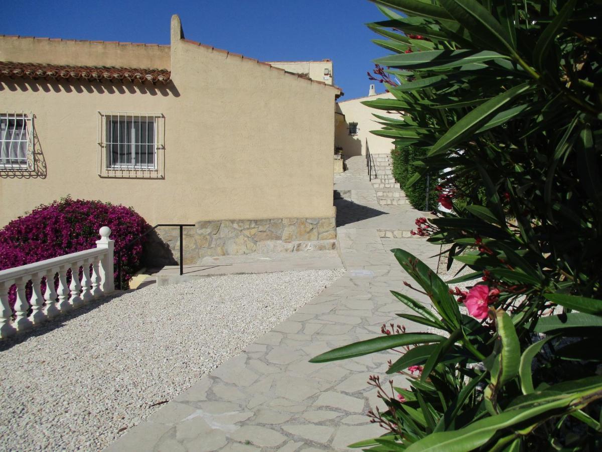 Strandnahe Wohnung Mit Meerblick Moraira Extérieur photo