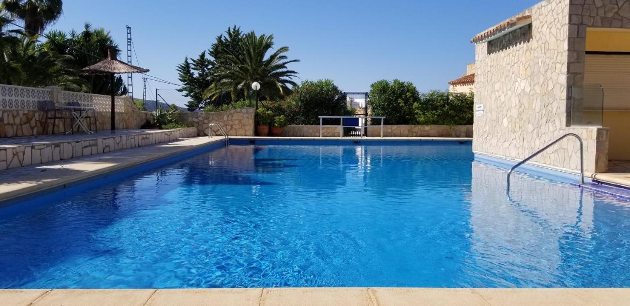 Strandnahe Wohnung Mit Meerblick Moraira Extérieur photo