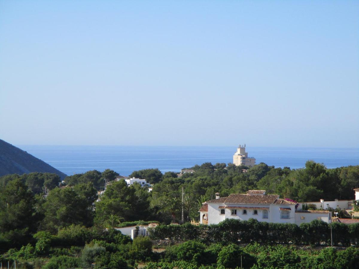 Strandnahe Wohnung Mit Meerblick Moraira Extérieur photo